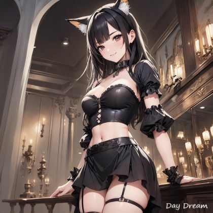 サンプル画像4:猫耳ごすろりがーる(Day Dream) [d_448211]