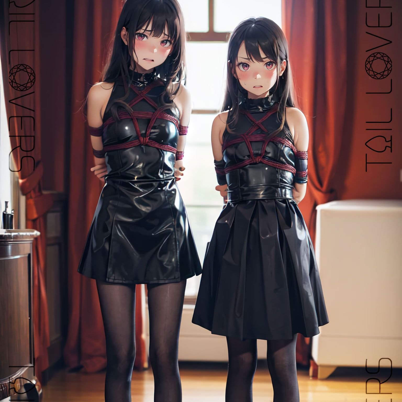 サンプル画像2:緊縛姉妹(TAIL LOVERS) [d_448229]