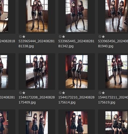 サンプル画像3:緊縛姉妹(TAIL LOVERS) [d_448229]