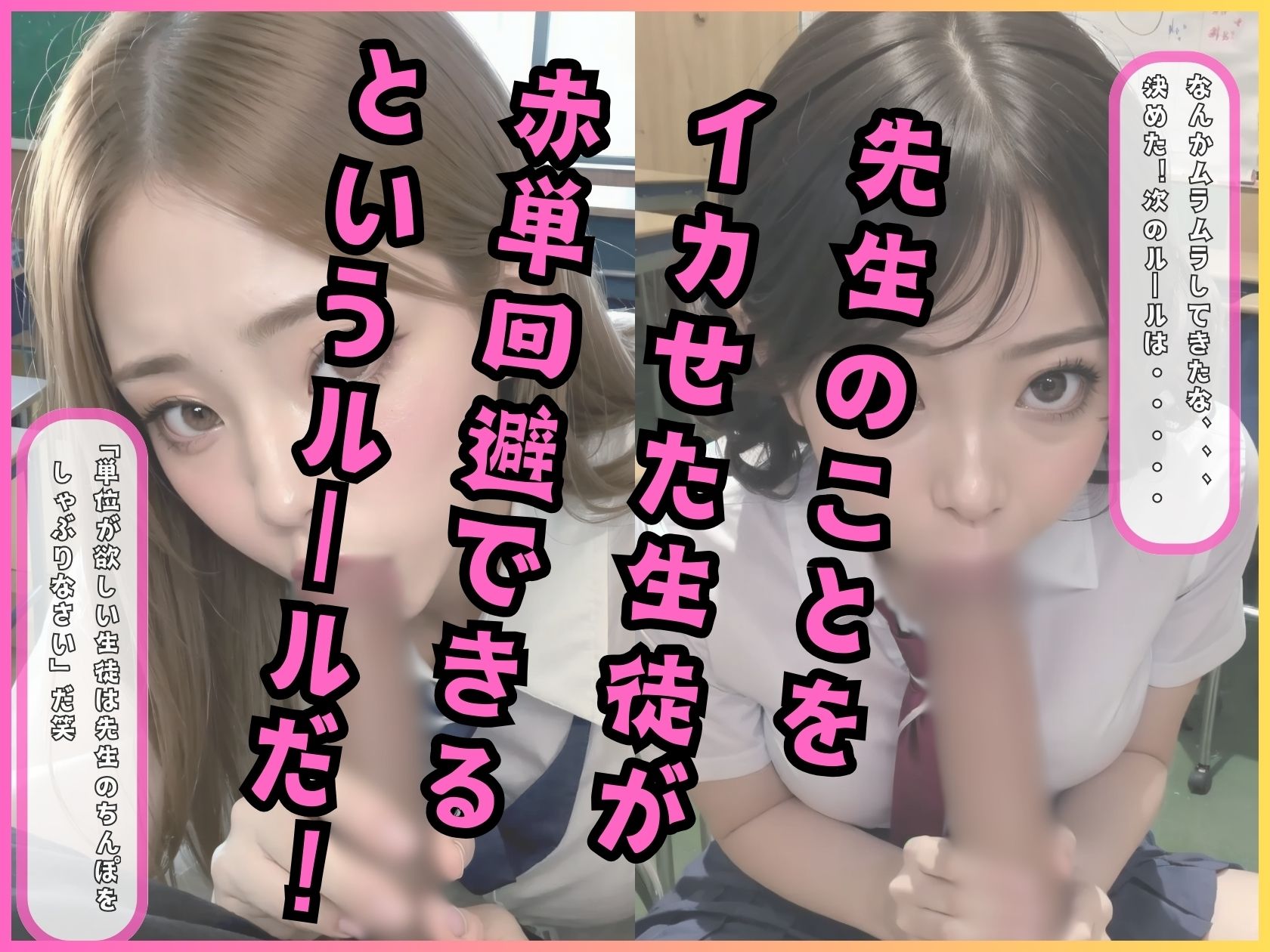 サンプル画像5:およしになってteacher！「反抗期のギャル学園vol.2」(キョロンの部屋) [d_448269]