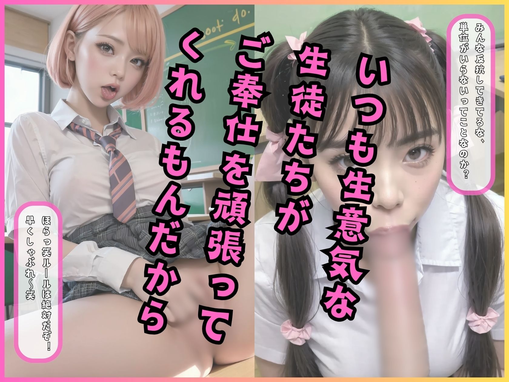 サンプル画像6:およしになってteacher！「反抗期のギャル学園vol.2」(キョロンの部屋) [d_448269]