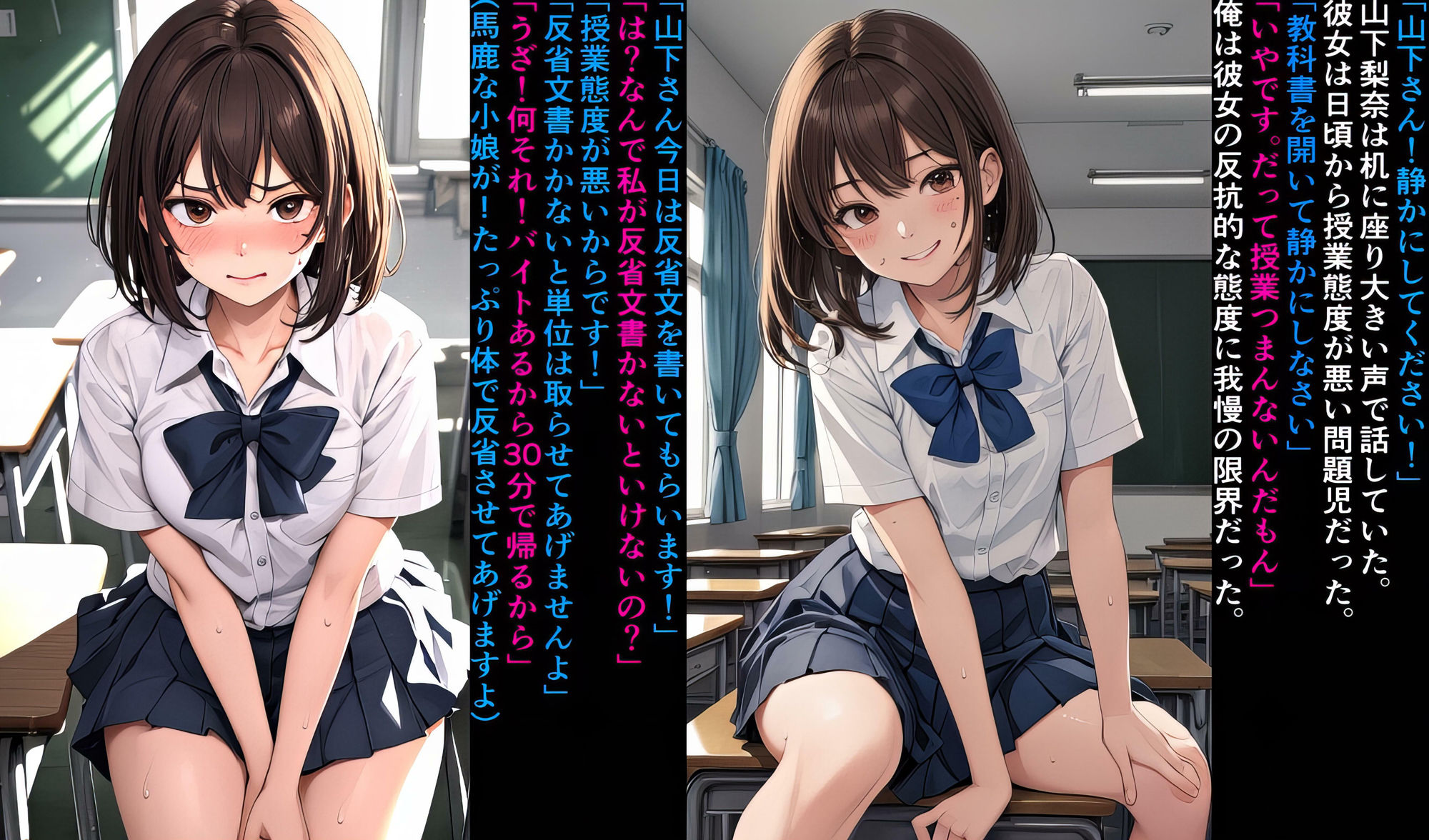 サンプル画像5:生意気JKを監禁拘束レ●プ中出しして体で反省させてやった(アキバ地下倉庫1号店) [d_448273]