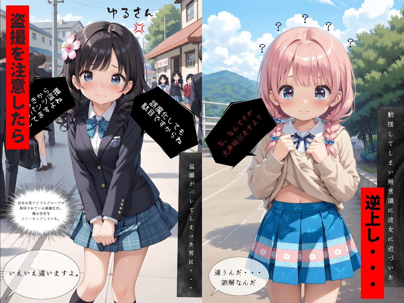 サンプル画像2:レ●プされたアイドル候補生達【短編ストーリー付】(violence  boy) [d_448284]