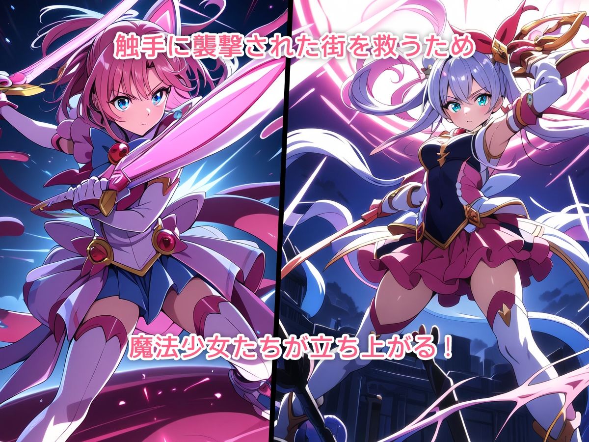 サンプル画像1:魔法少女ヴァルキリア 触手に挑む光の刃(ラーニス無名) [d_448295]