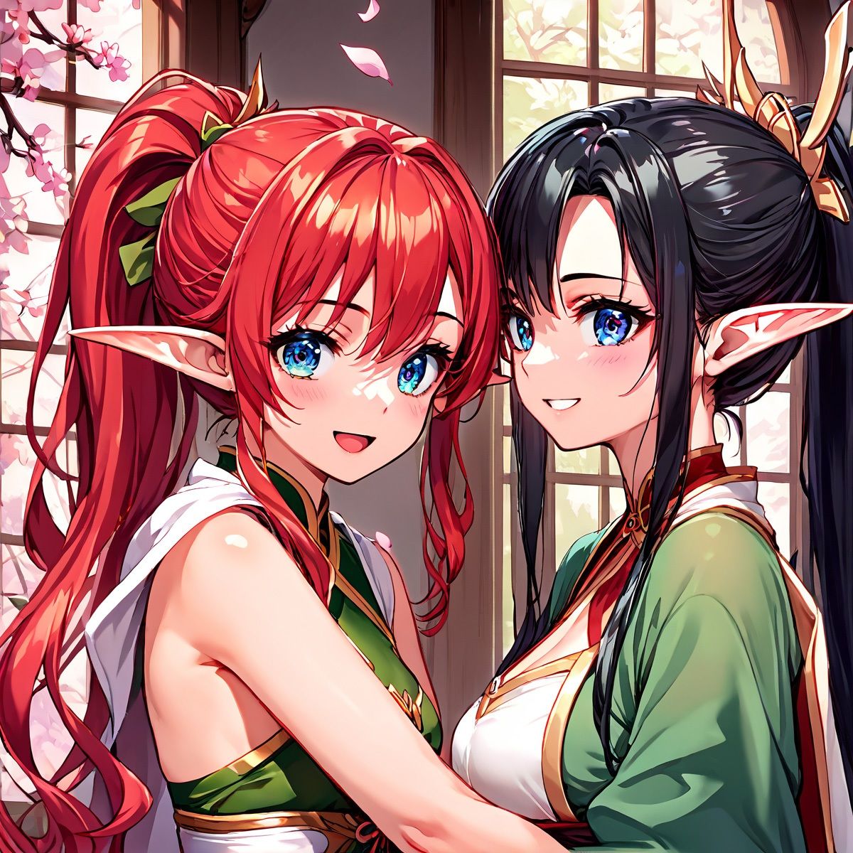 サンプル画像3:エルフだってイチャイチャしたい。百合編2(バステトの館) [d_448304]