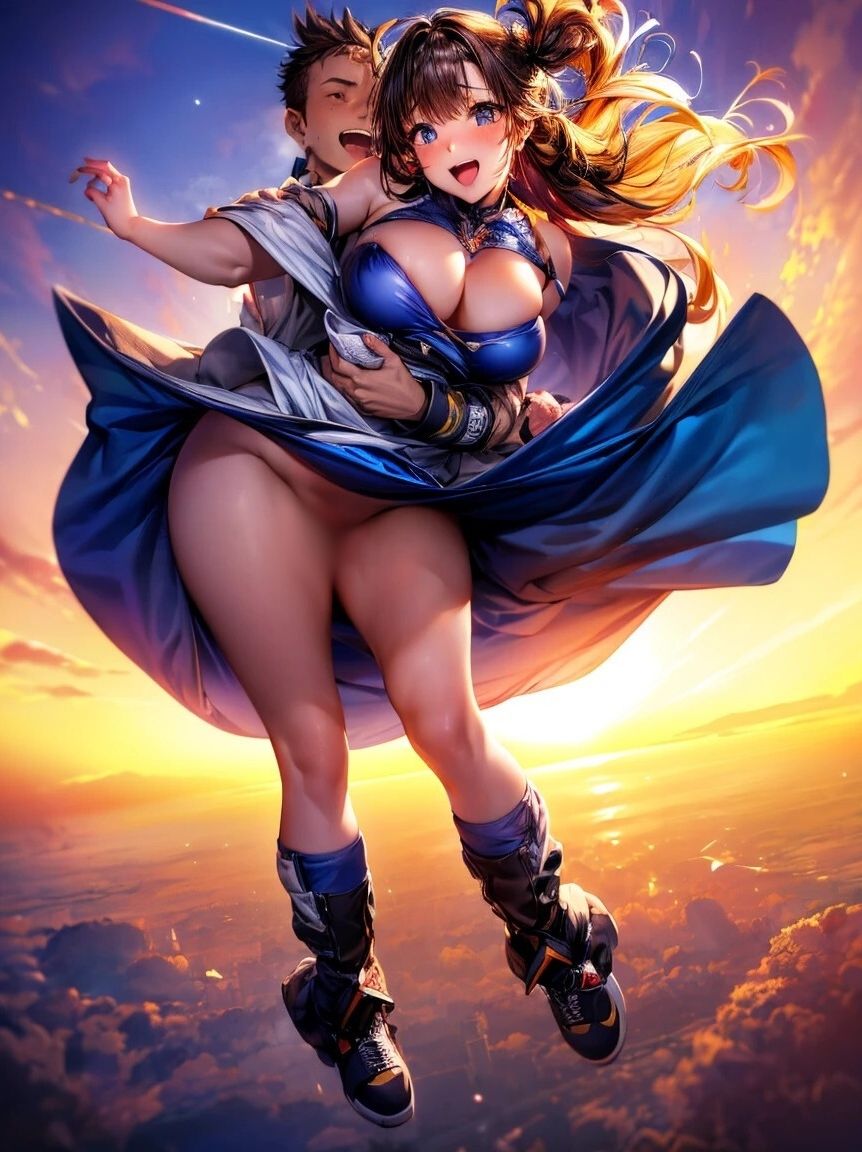 サンプル画像1:エアリアル・エロス: 空飛ぶセクシー美女の誘惑(夢幻出版【イラスト】2) [d_448322]