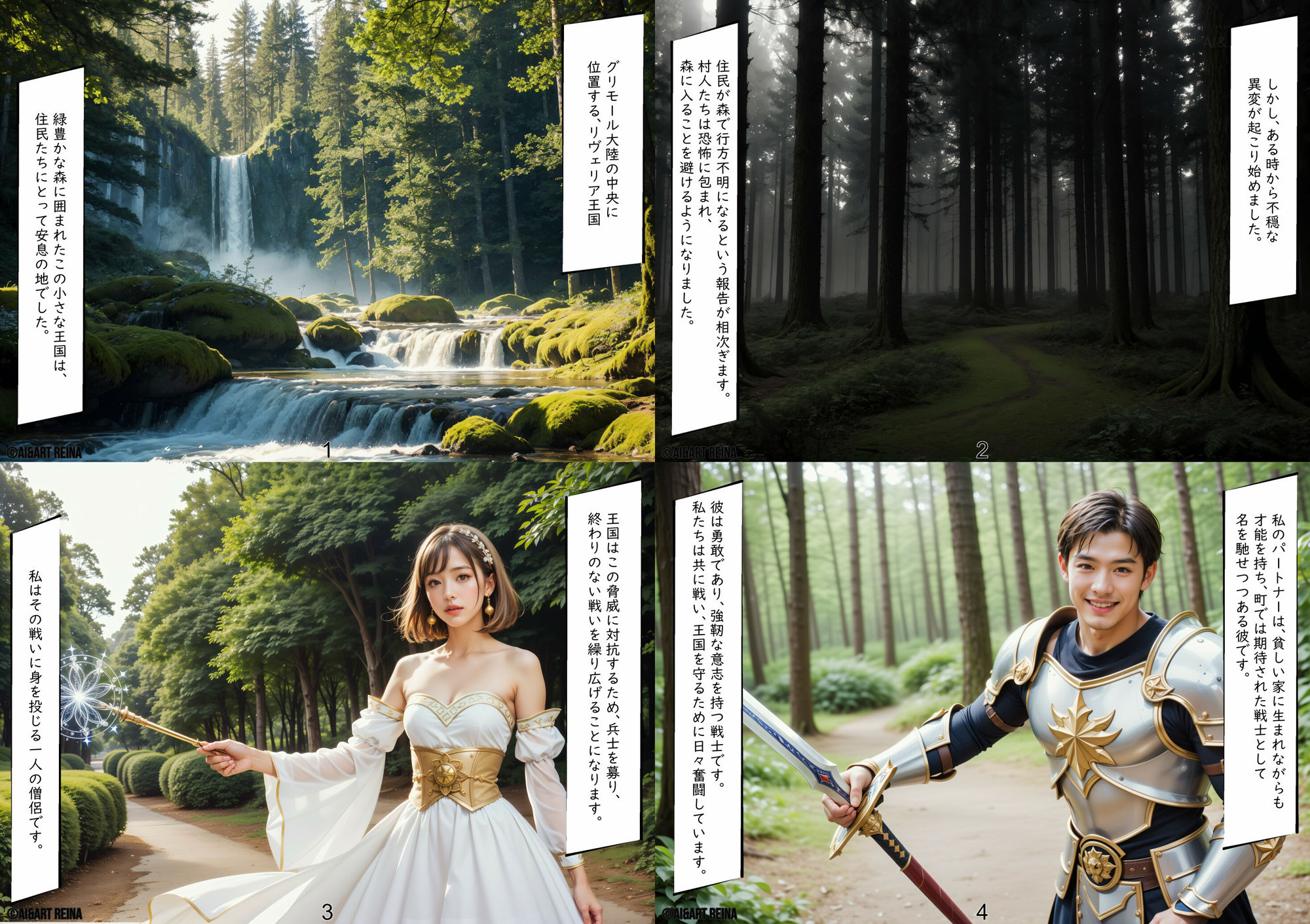 サンプル画像1:純潔の代償〜ヴァンデル王国の秘密〜＜絵麻＞No.01〜07（実写系）(AI＆ART Reina) [d_448364]