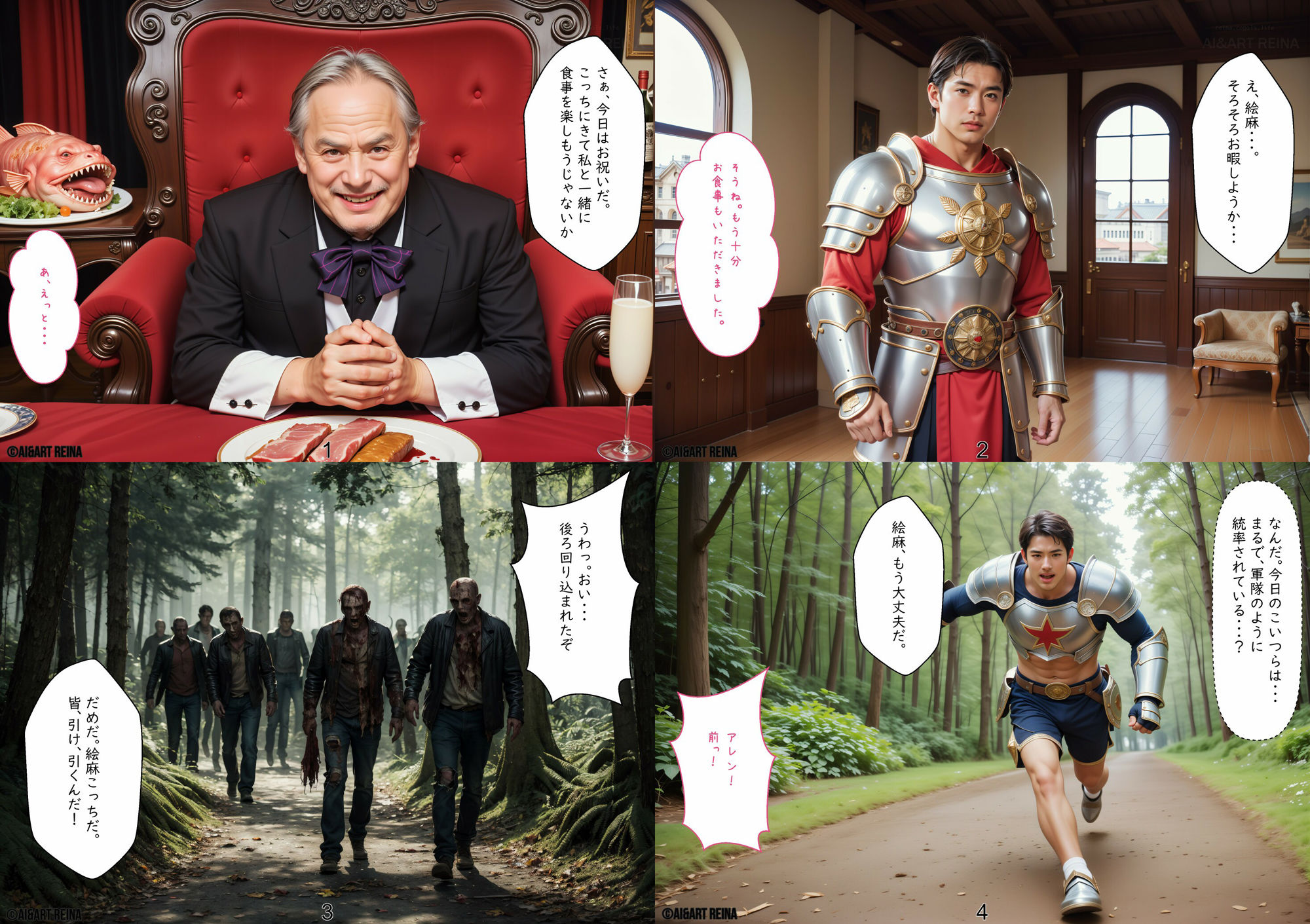 サンプル画像3:純潔の代償〜ヴァンデル王国の秘密〜＜絵麻＞No.01〜07（実写系）(AI＆ART Reina) [d_448364]