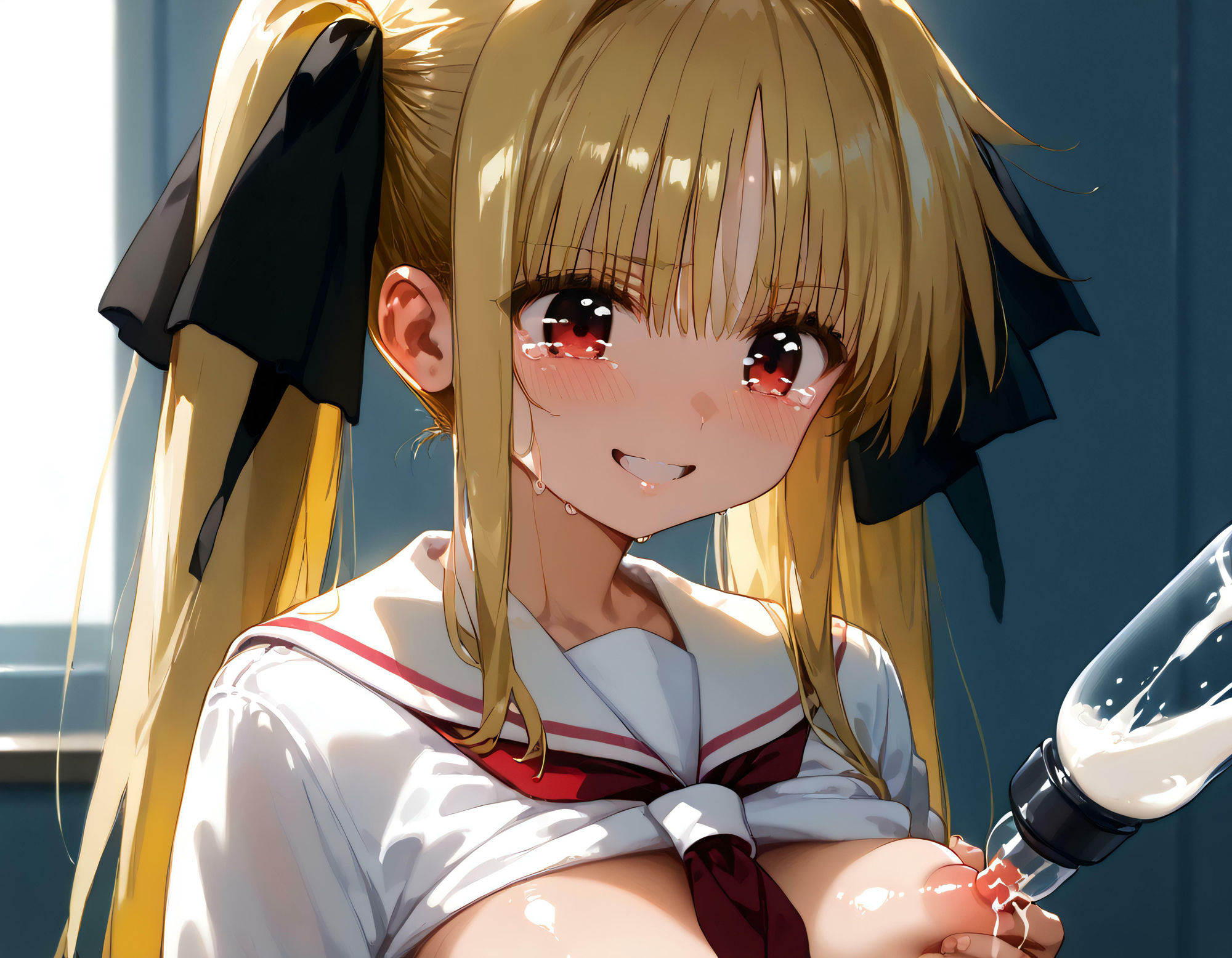 サンプル画像4:恥ずかしいけど頑張ります(虹架け) [d_448443]