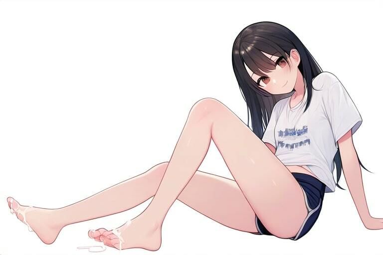 サンプル画像4:膨らみかけな女の子は抜ける〜無表情で足コキ〜(晴耕雨読) [d_448690]