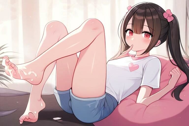 サンプル画像5:膨らみかけな女の子は抜ける〜無表情で足コキ〜(晴耕雨読) [d_448690]