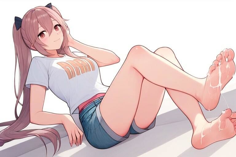 サンプル画像6:膨らみかけな女の子は抜ける〜無表情で足コキ〜(晴耕雨読) [d_448690]