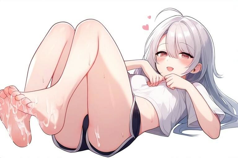 サンプル画像3:地雷系彼女と朝チュン〜寝落ちするまで足コキ〜(晴耕雨読) [d_448696]