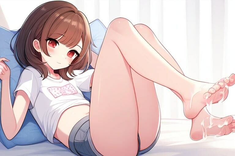 サンプル画像1:むちむち太ももではさんでもらう〜オジサン気持ちいいですか？〜(晴耕雨読) [d_448697]