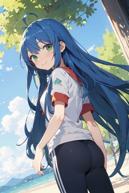 サンプル画像4:虹かけ誌 らき☆すた 泉こなた そうよ私はシマパンの女(九情承太郎商店) [d_448700]