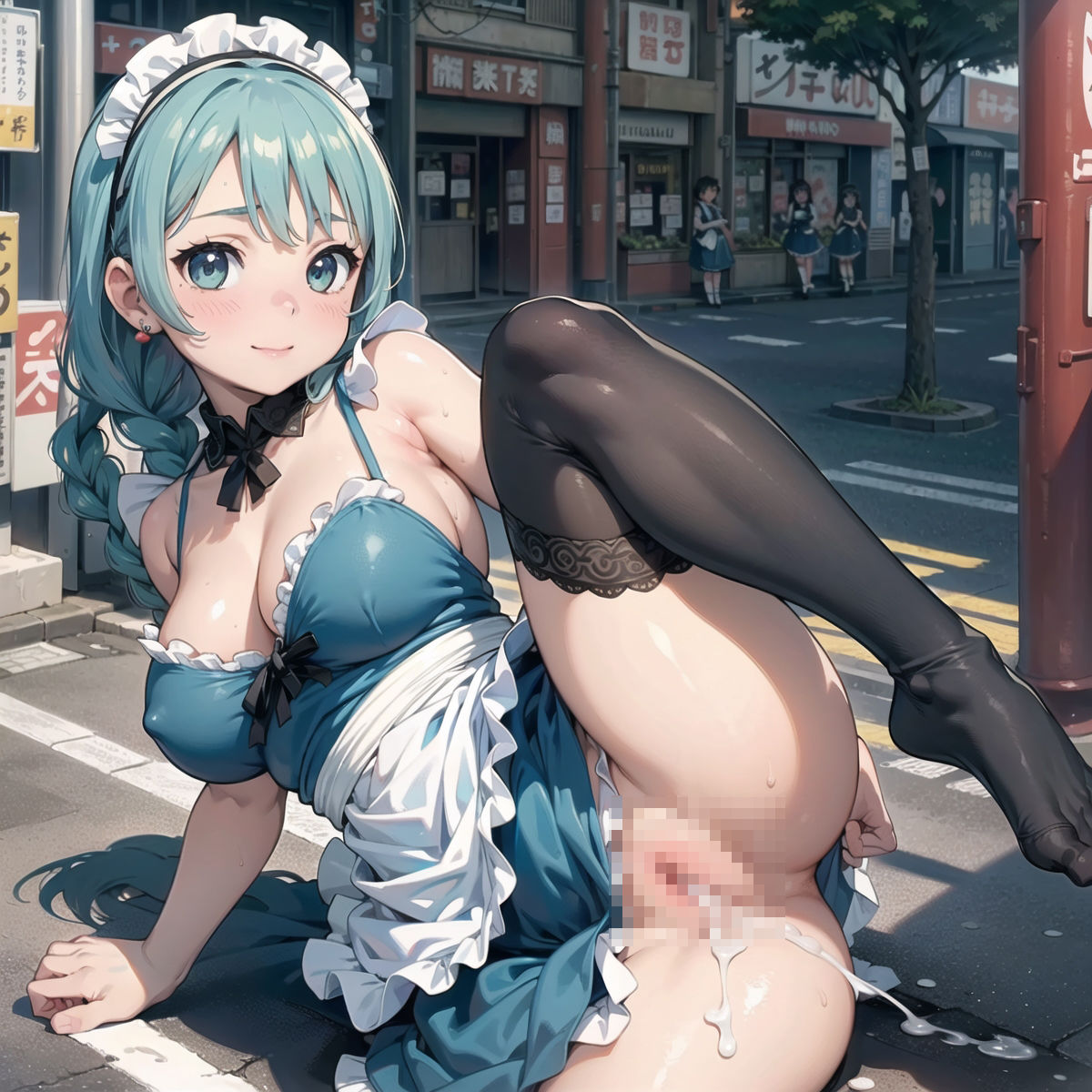 サンプル画像4:【PART1】アキバの客引きに着いてったら、ヤらせてくれるメイド喫茶だった(ふるーつぽんち倶楽部) [d_448770]