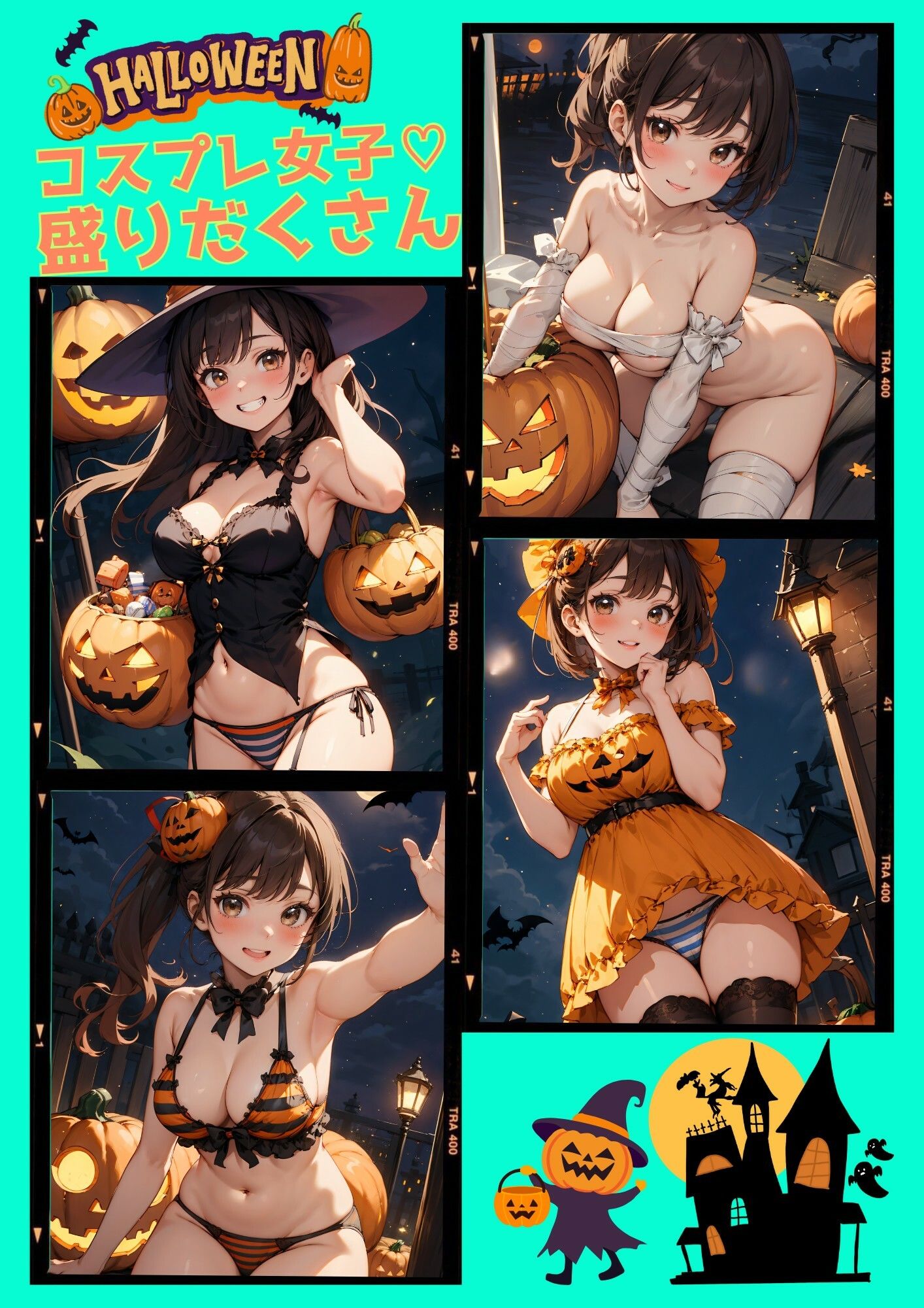 サンプル画像2:ハロウィンが待ちきれない！(あなスタシア) [d_448775]
