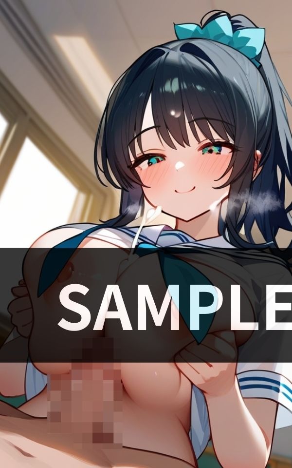 サンプル画像2:放課後に クラスの男子を集めて パイズリの練習したら 才能が開花した。(悩殺ダンス) [d_448833]