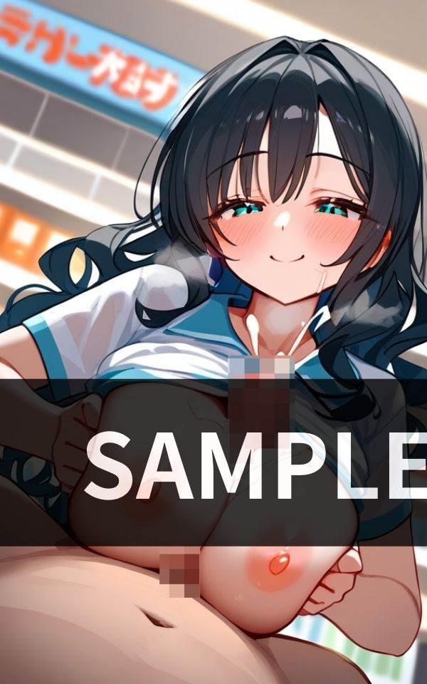 サンプル画像3:お客様の笑顔が見たいからパイズリ業務頑張ります！(悩殺ダンス) [d_449006]