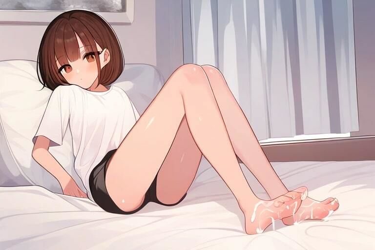 サンプル画像3:不思議ちゃんな後輩は何言っても引かない〜足コキなんて初めてです〜(晴耕雨読) [d_449078]