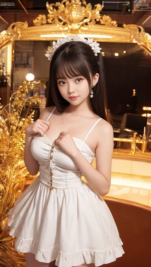 サンプル画像3:ドレスでパシャリ写真集(666のAI美女倶楽部) [d_449083]