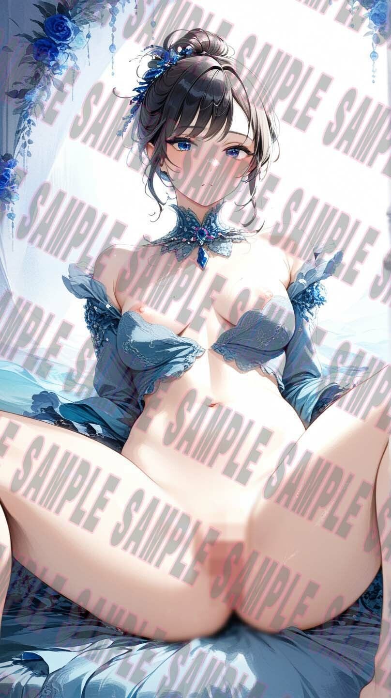 サンプル画像6:感動 AIアート 美女 絵画集 藍風 vol 2(AIDA) [d_449098]