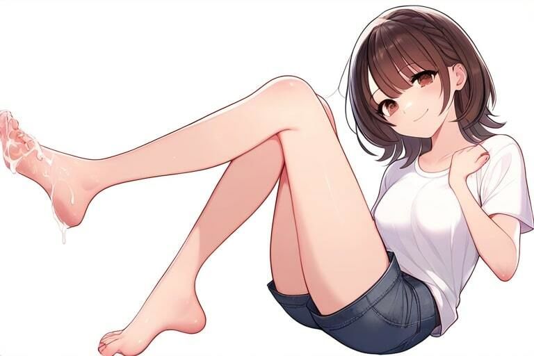 サンプル画像2:生意気後輩を足コキでわからせる〜どっちが先にイクか勝負〜(晴耕雨読) [d_449099]