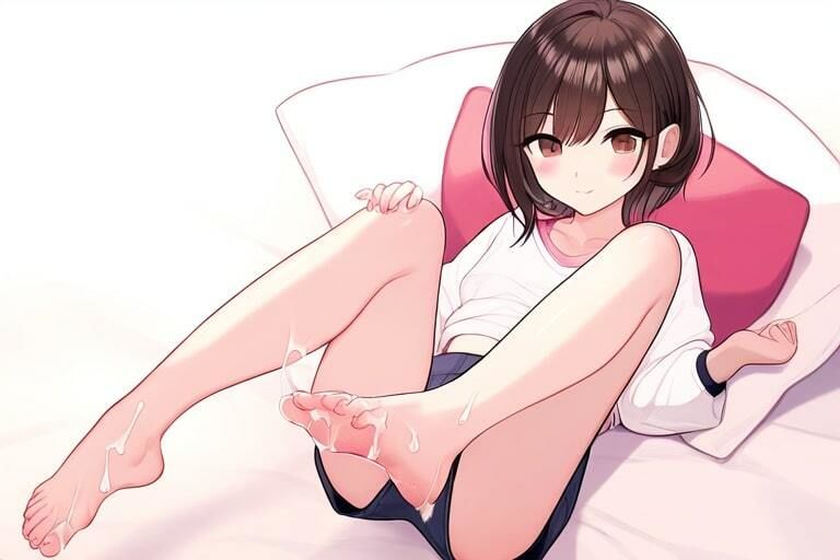 サンプル画像6:生意気後輩を足コキでわからせる〜どっちが先にイクか勝負〜(晴耕雨読) [d_449099]