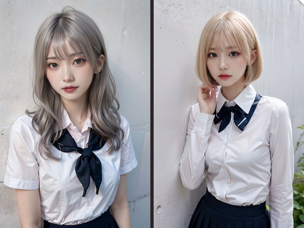 サンプル画像5:女子校生ギャルカタログ(AIの日常キリトリ研究所) [d_449145]