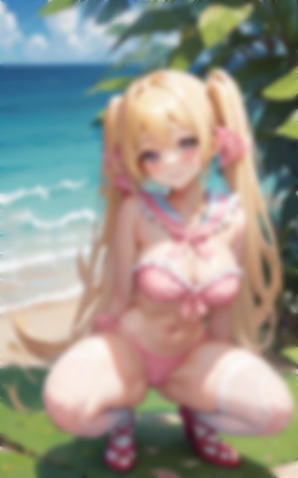 サンプル画像2:海辺のバニーちゃんVOL.2(panpanyama＋4D) [d_449147]