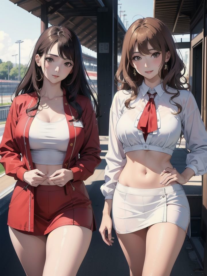 サンプル画像1:好きものレースクイーン！きょうもアナタにピットイン(キャプテン藤澤) [d_449149]