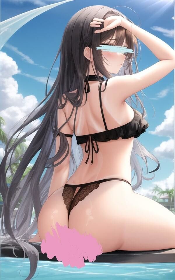 サンプル画像1:セクシーなビキニ娘(天然アワビ) [d_449168]