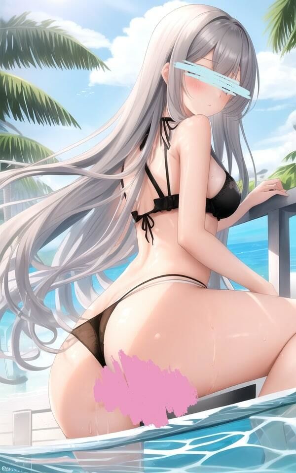 サンプル画像2:セクシーなビキニ娘(天然アワビ) [d_449168]