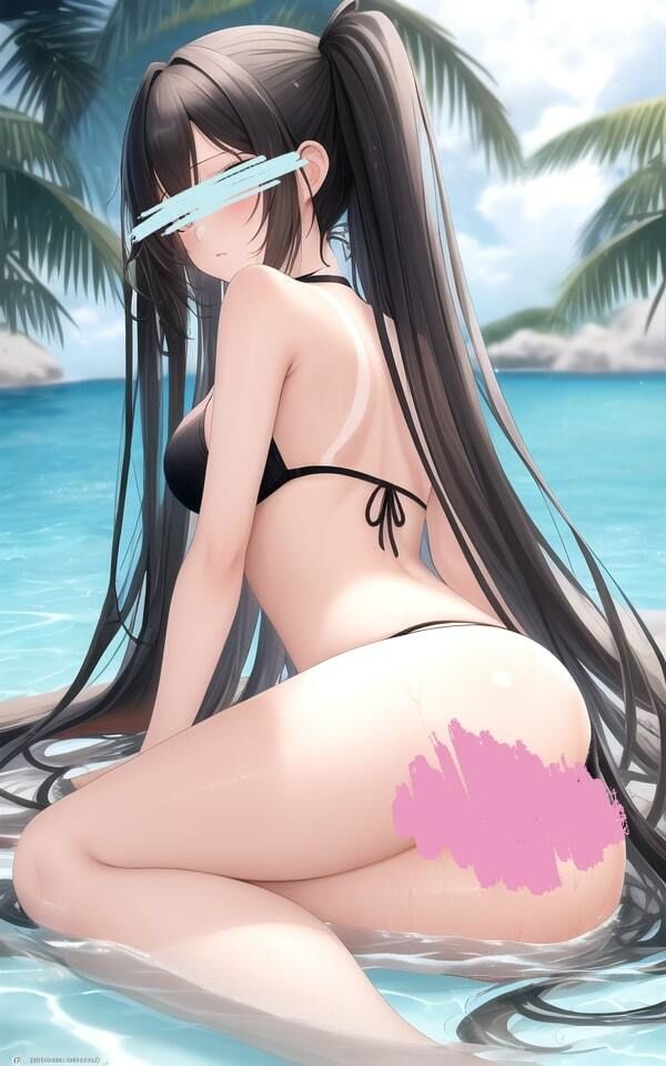 サンプル画像6:セクシーなビキニ娘(天然アワビ) [d_449168]