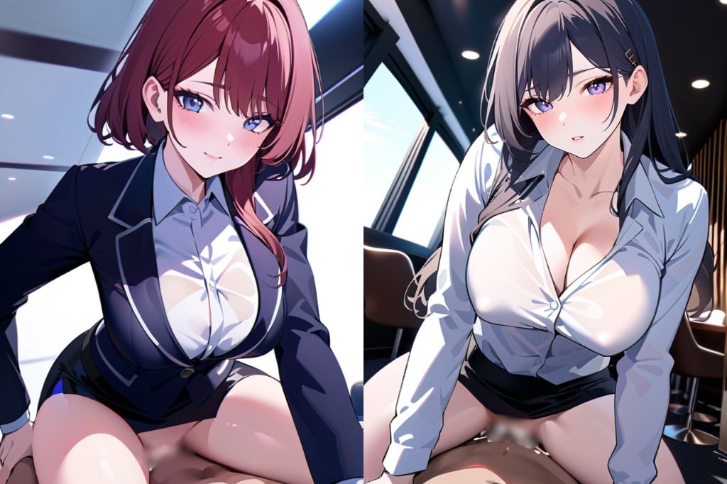 サンプル画像3:秘書のお仕事は中出しSEX(彩風  咲) [d_449193]