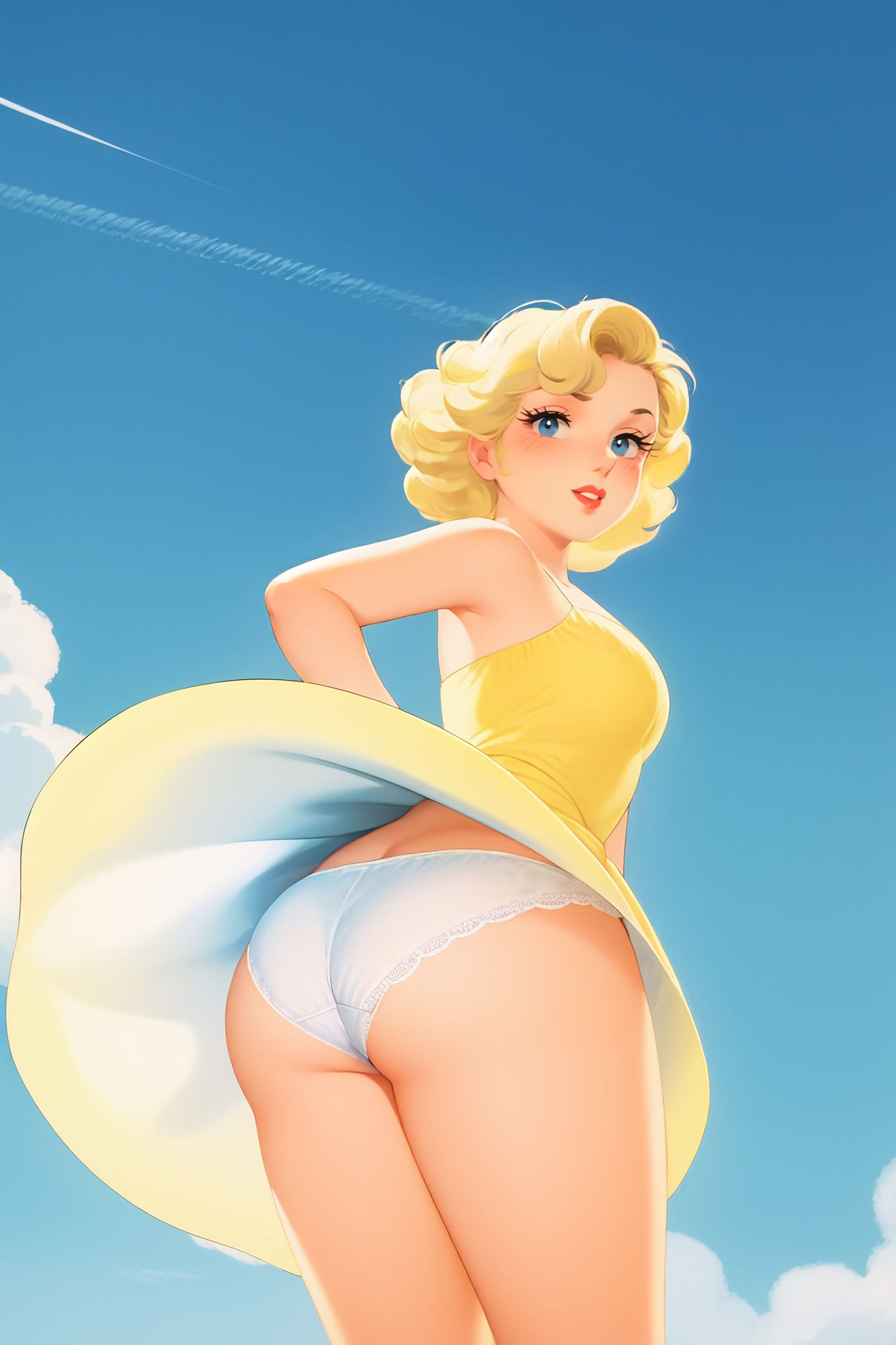 サンプル画像1:お天気ぱんつ。 〜青空パンチラ〜(Francia) [d_449307]