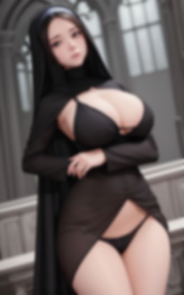 サンプル画像6:エチエチ淫乱巨乳シスターのワケありHな裏写真集(kawaiiえいあい.com) [d_449341]