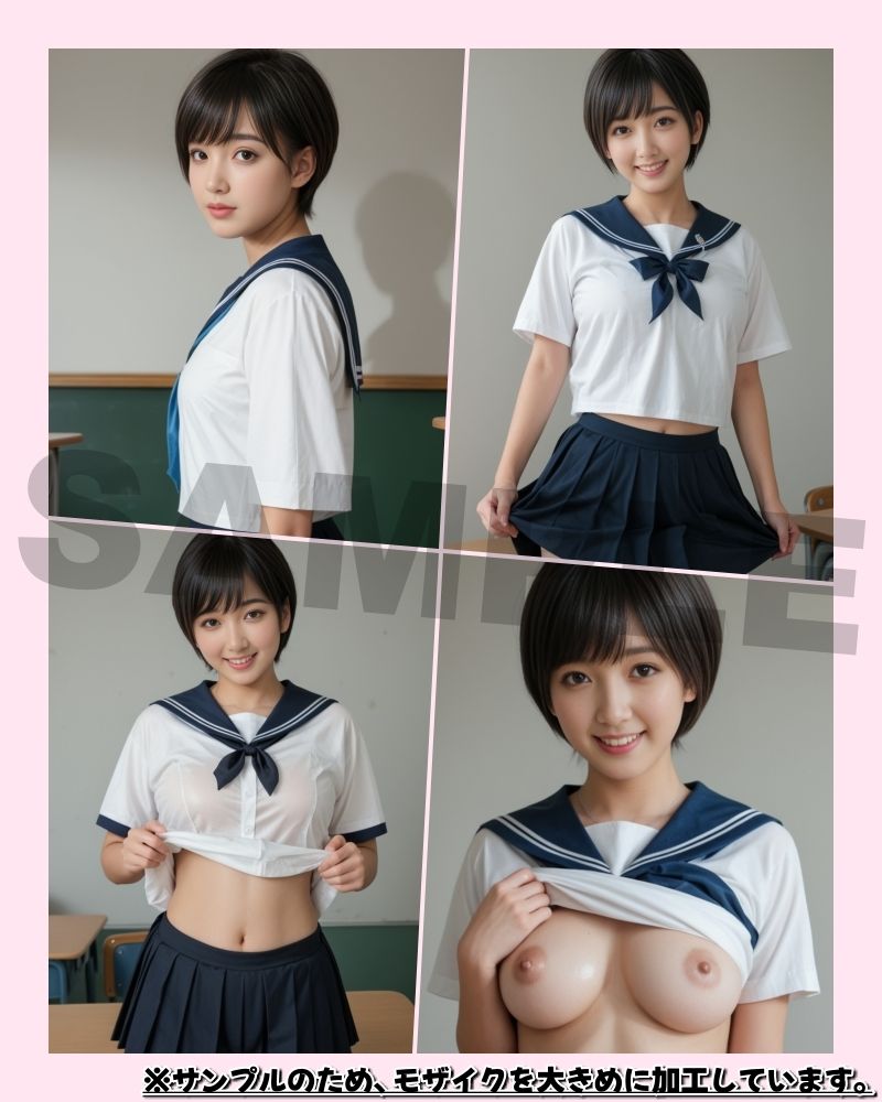 サンプル画像1:教室えっち画像集 -玲菜（れいな）-(えいあい堂) [d_449398]