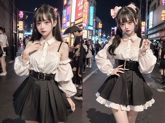 サンプル画像1:地雷系美女紹介所(ぷにぷにプリン) [d_449447]