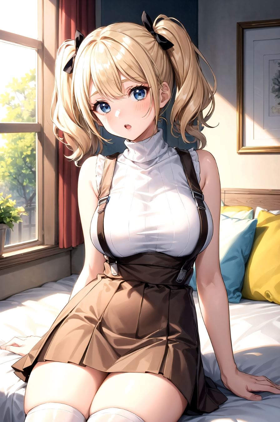 サンプル画像1:金髪ツインちゃんとお家でイチャラブSEX(aru’s art studio) [d_449450]