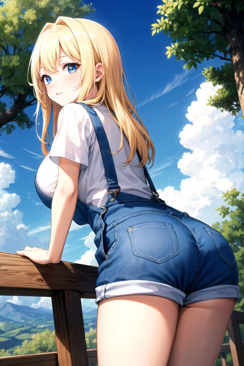 サンプル画像1:金髪ロングちゃんと牧場でイチャラブSEX(aru’s art studio) [d_449474]