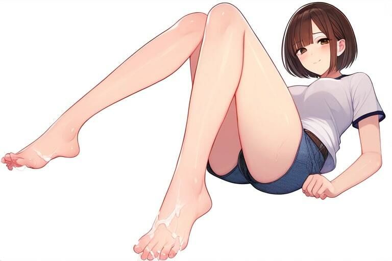 足コキ女の子と気持ちいいことする〜いっぱい出すよぉぉお〜のサンプル画像 6