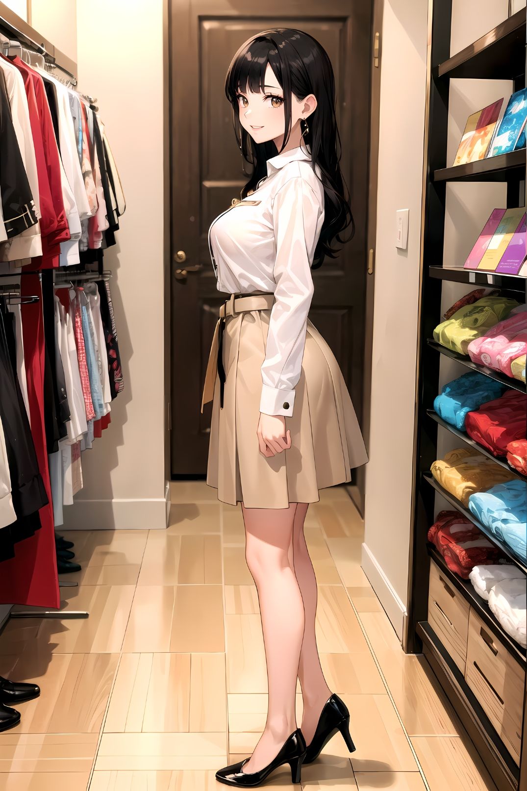 サンプル画像1:アパレルショップの店員ちゃん(aru’s art studio) [d_449531]