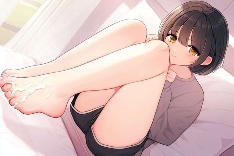 サンプル画像5:ツーサイドアップな女の子の足〜枯れるまでぶっかけまくる〜(晴耕雨読) [d_449544]