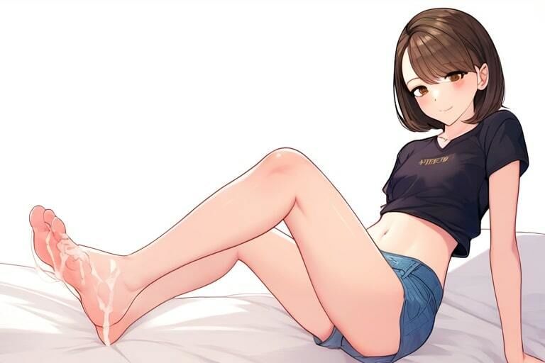 サンプル画像1:清楚なカノジョとエッチする〜見下し足コキ始めました〜(晴耕雨読) [d_449545]