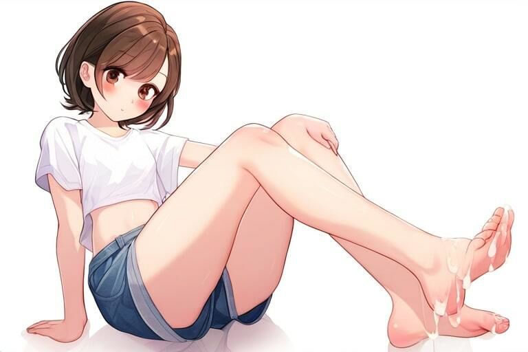 サンプル画像2:清楚なカノジョとエッチする〜見下し足コキ始めました〜(晴耕雨読) [d_449545]