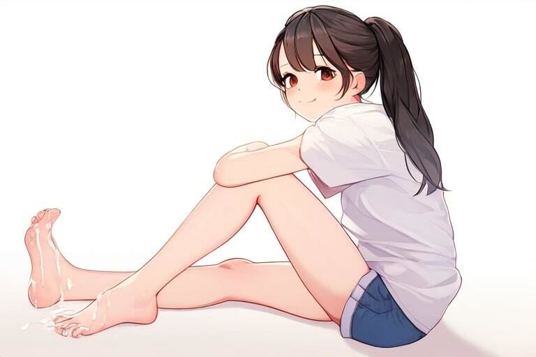 サンプル画像5:清楚なカノジョとエッチする〜見下し足コキ始めました〜(晴耕雨読) [d_449545]