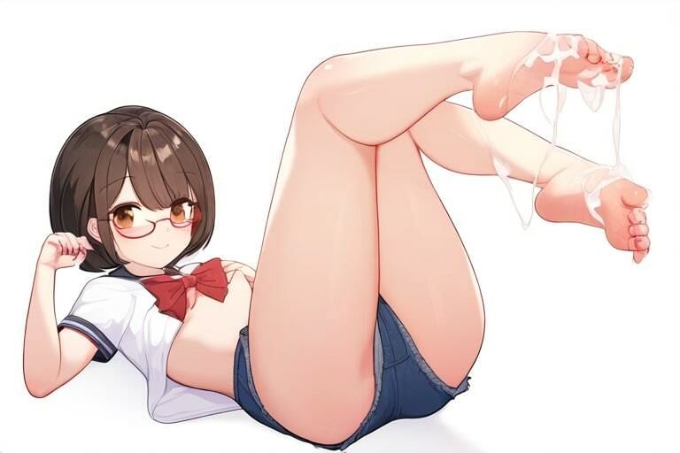 サンプル画像6:清楚なカノジョとエッチする〜見下し足コキ始めました〜(晴耕雨読) [d_449545]