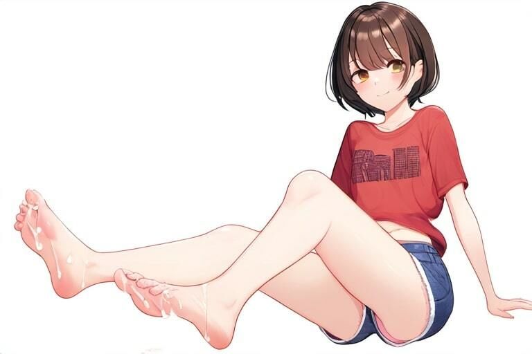 サンプル画像1:お外でぶっかけ足コキたいむ〜清楚なカノジョに注ぐ白濁〜(晴耕雨読) [d_449547]