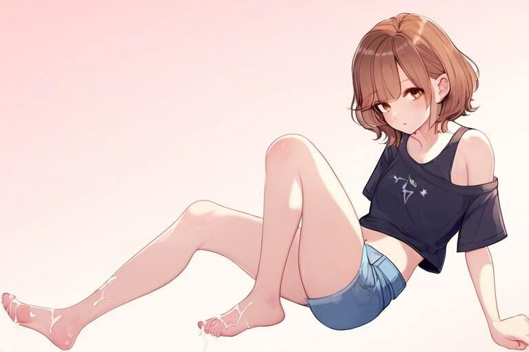 サンプル画像4:お外でぶっかけ足コキたいむ〜清楚なカノジョに注ぐ白濁〜(晴耕雨読) [d_449547]